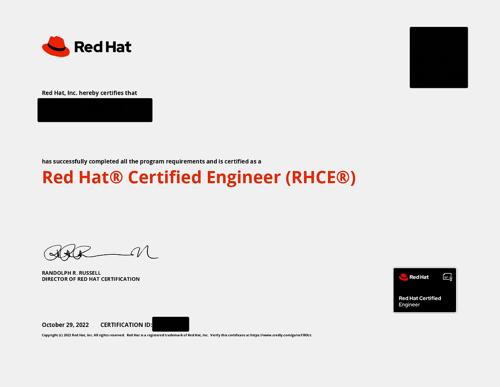 RHCE(紅帽認證工程師)考照心得(2022/11/2更新) – 台灣連動公司分部